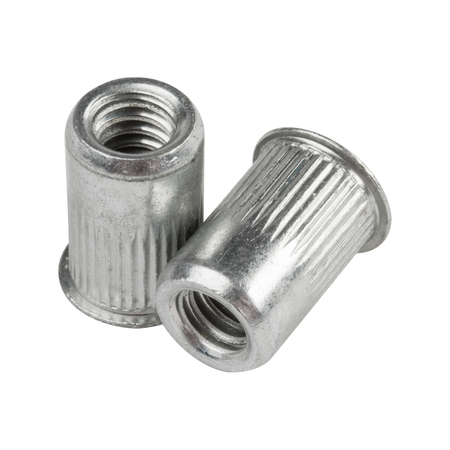 G.L. HUYETT Rivet Nut, 1/4"-20 Thread Size, 0.5 in Flange Dia., .580 in L, Aluminum BTI-CAL3-2520-165/B1